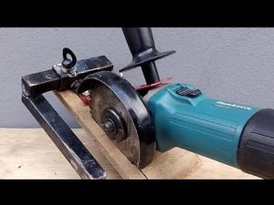 a homemade tool will make precise cuts with the angle grinder | DIY tips and tricks