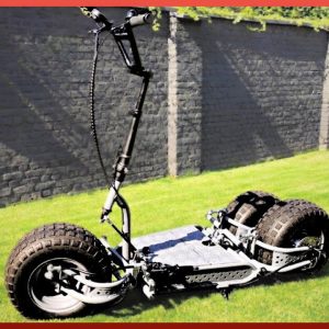 Man Builds a High Power Fat Tyres Electric Scooter | DIY Project by @hennybutabi