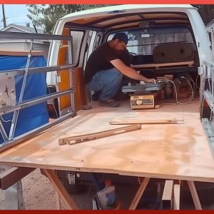 Man Builds Amazing DIY 4x4 Truck Camper | Start to Finish Conversion by @TheTravelingTogetherJournal