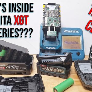 What's inside Makita 40v Batteries? Makita XGT Battery Cells Revealed.