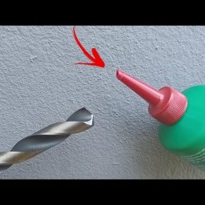 Innovative idea! Sharpen your drill in 2 minutes with this method