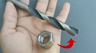 Sharp razor! The secret to sharpening your drill in 30 seconds | Simple Ideas