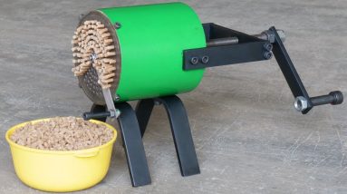 How To Make Homemade Manual Feed Pellet Machine Without Welding | Simple Diy Feed Pellet Machine